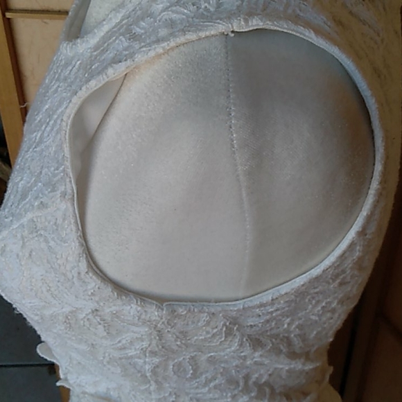 You are not alone white lace dress sz M - Picture 4 of 12